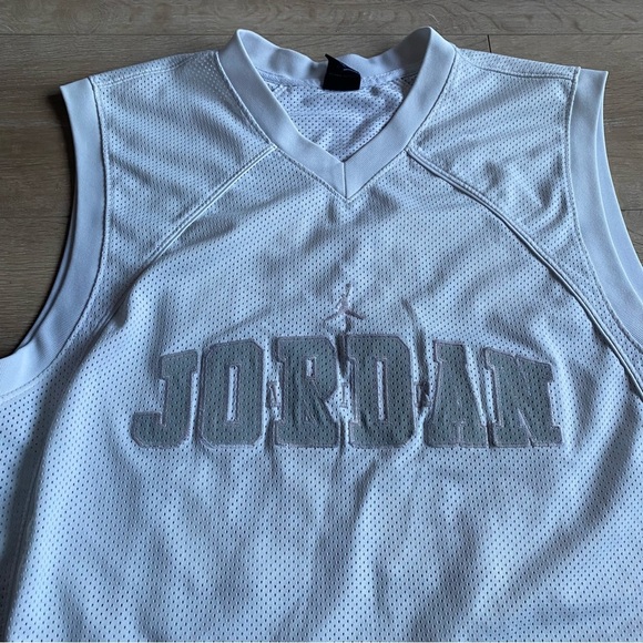 Vintage Y2K Air Jordan heavy mesh sleeveless practice jersey tank top - Picture 4 of 9